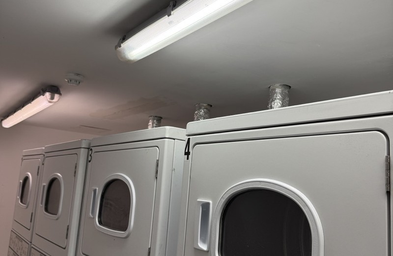 Rooftop kitchen extract fan and ductwork in Camborne