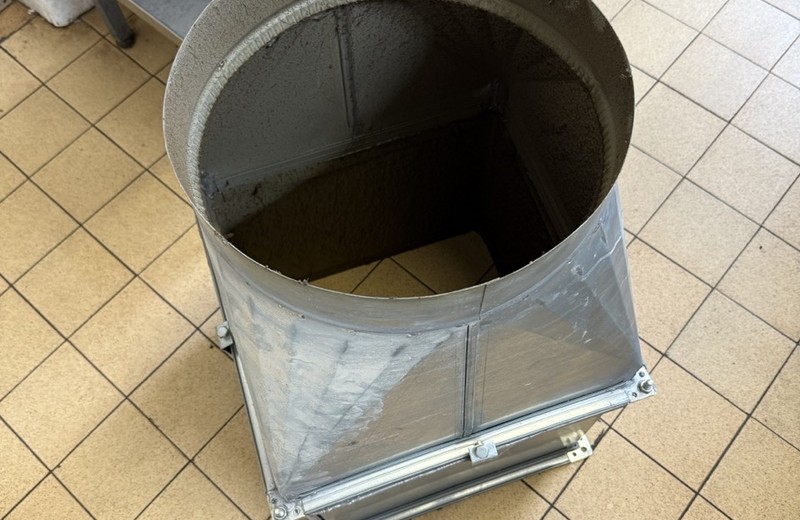 Rooftop kitchen extract fan and ductwork in Kempston
