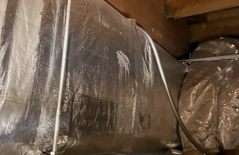Rooftop kitchen extract fan and ductwork in Leigh
