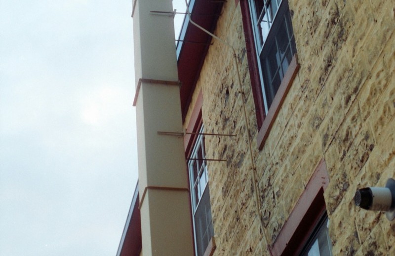 Rooftop kitchen extract fan and ductwork in Sittingbourne