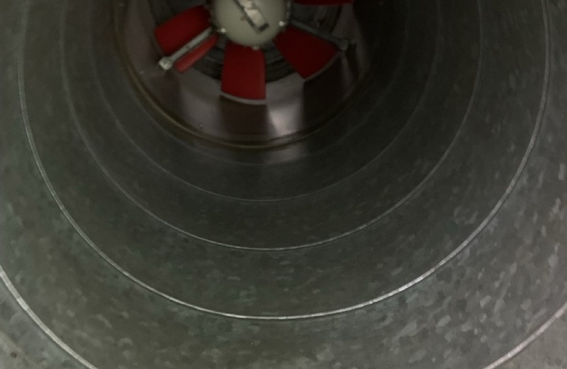 Rooftop kitchen extract fan and ductwork in Wolverhampton