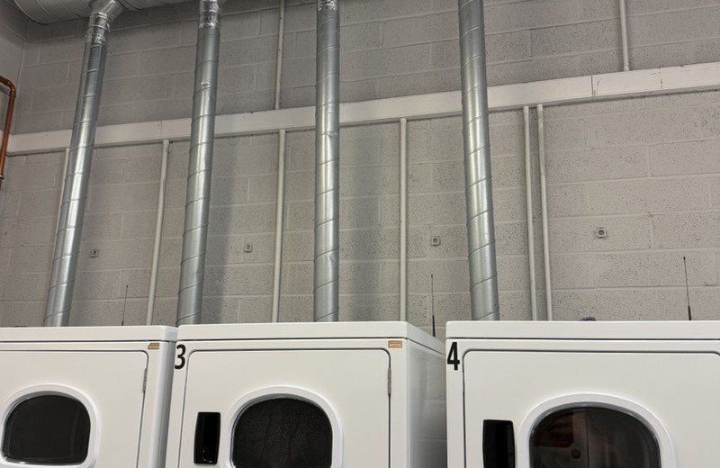 Rooftop kitchen extract fan and ductwork in York
